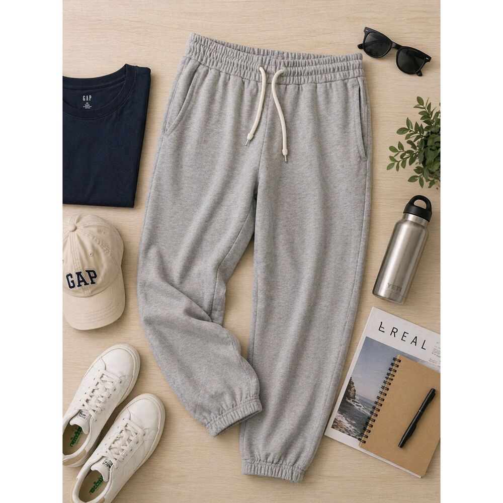 Gap Soft Slim Sweatpants Cotton Sustainable Mens Size Large (34x24) (952